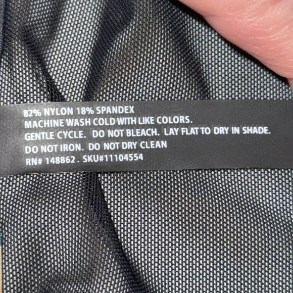 Torrid Lattice Neckline Tropical Print One Piece Swimsuit - Picture 10 of 10